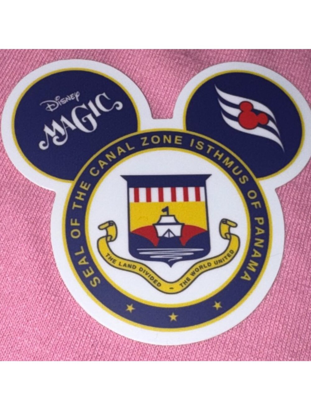 Set of 5 Disney Cruise Panama Canal Magic DCL Vinyl Sticker 3"